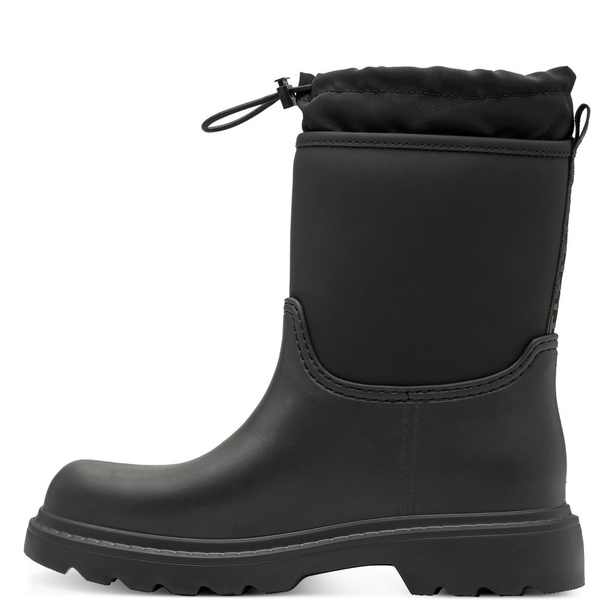 Bottes en caoutchouc à talon noir, TAMARIS