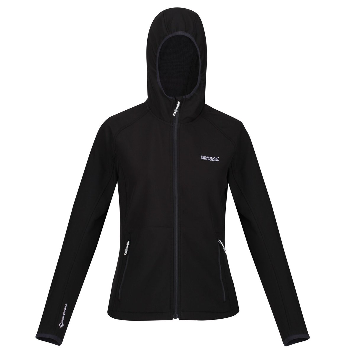 Veste softshell à capuche AREC noir, REGATTA