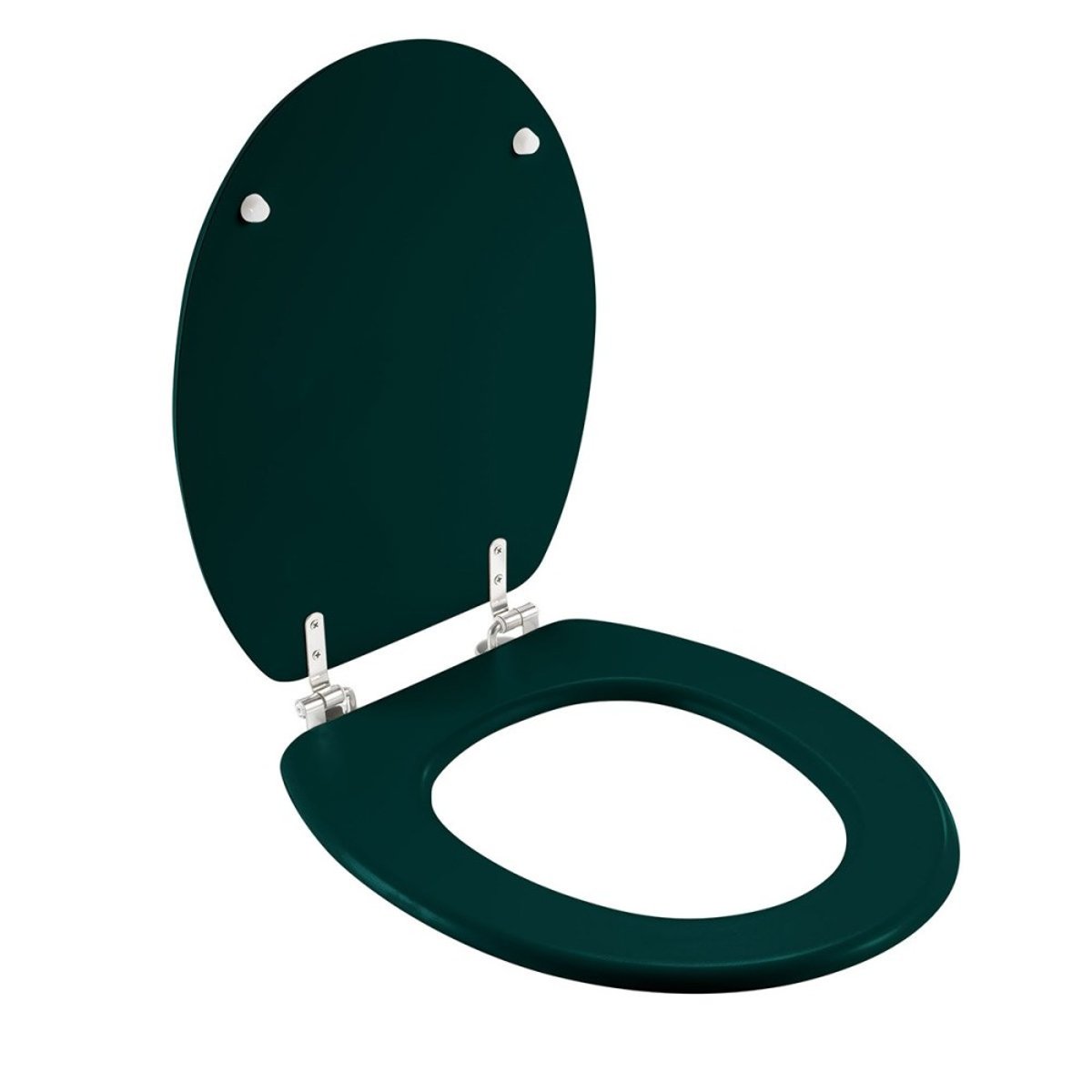 Abattant WC MDF charnières métal Jade vert, DECORATIE