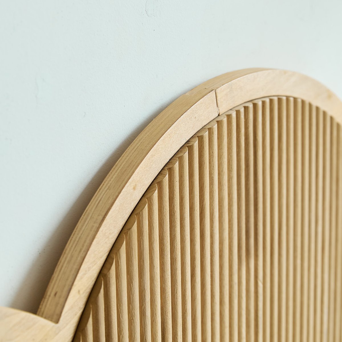 Tête de Lit, 160 cm, bois et rotin, BODO bois clair, NORDLYS