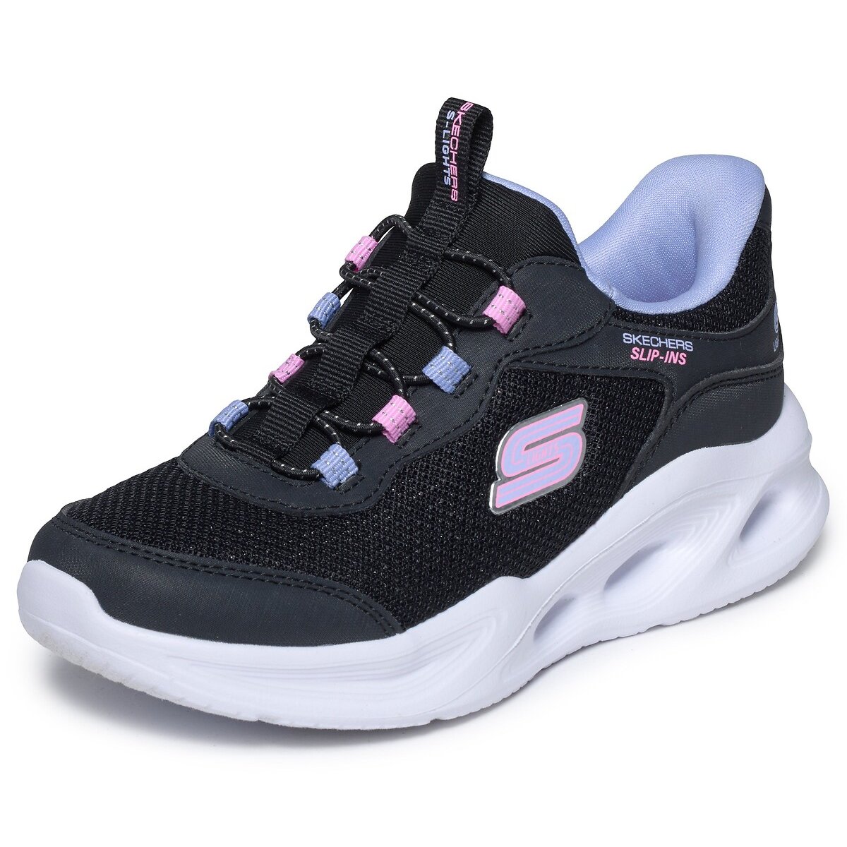 Scarpe da ginnastica slip-in: SOLA GLOW - NEON DASH nero , SKECHERS