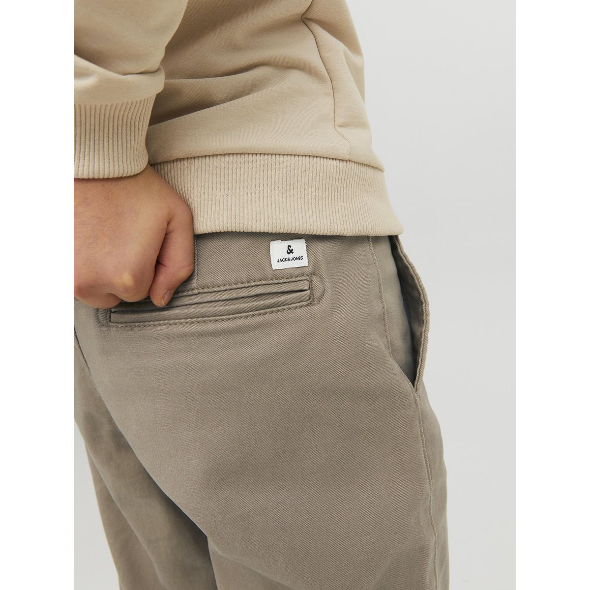 Pantalon chino beige, JACK & JONES JUNIOR