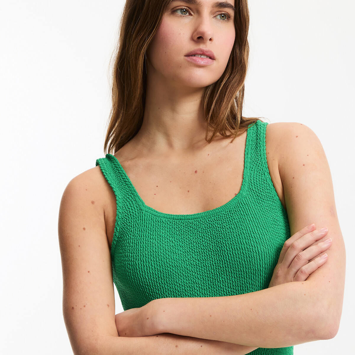 Maillot de bain 1 pièce ballerine one size vert vif, LA REDOUTE COLLECTIONS