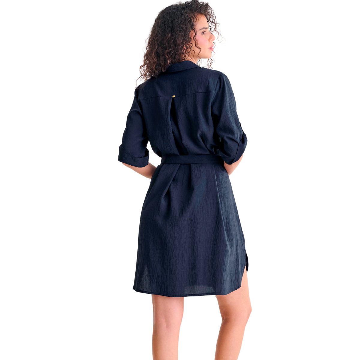 Robe estivale manches courtes PORTOFINO bleu, LISCA