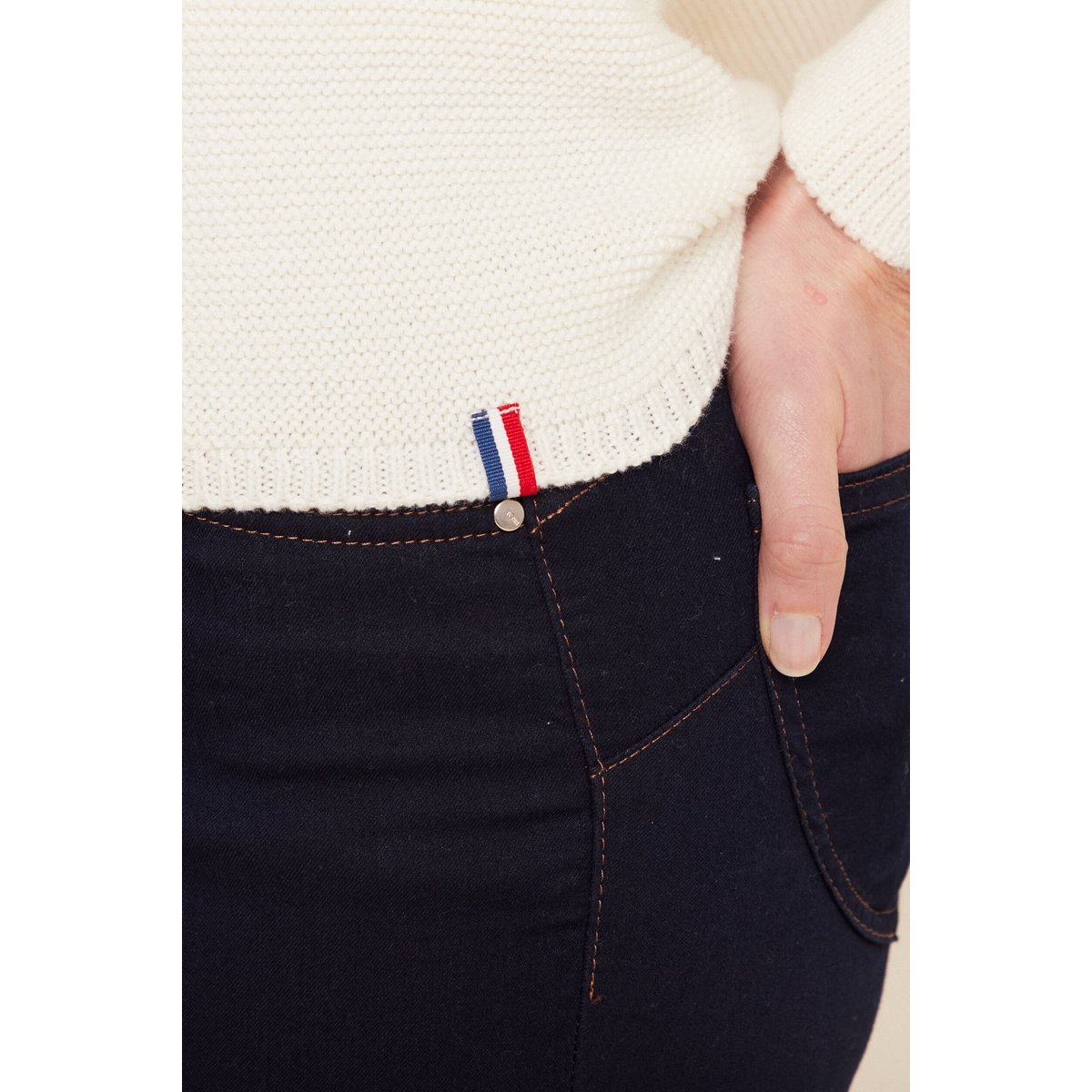 Pull manches longues ecru, BREAL