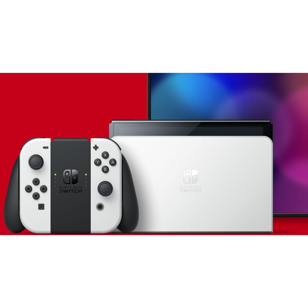 Console Switch Modèle OLED Blanche couleur unique, NINTENDO