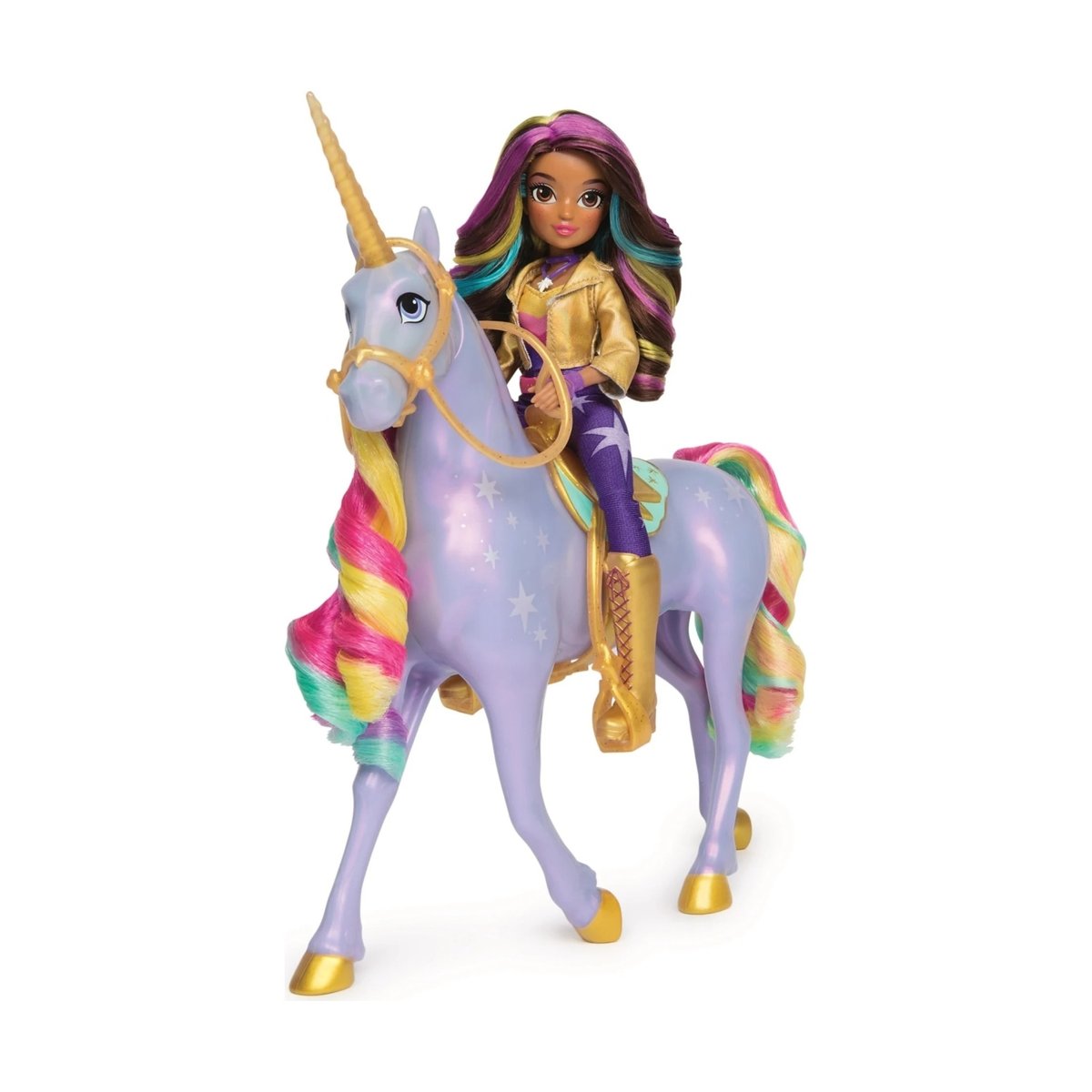 Unicorn Academy - Figurine Sophia et la magie de la lumière Wildstar multicolore, SPIN MASTER