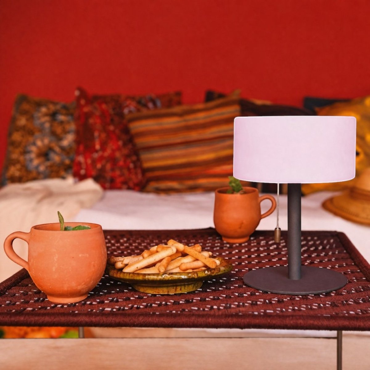 Lampe sans fil Extérieur Polette Variateur Couleurs blanc, MILLUMINE