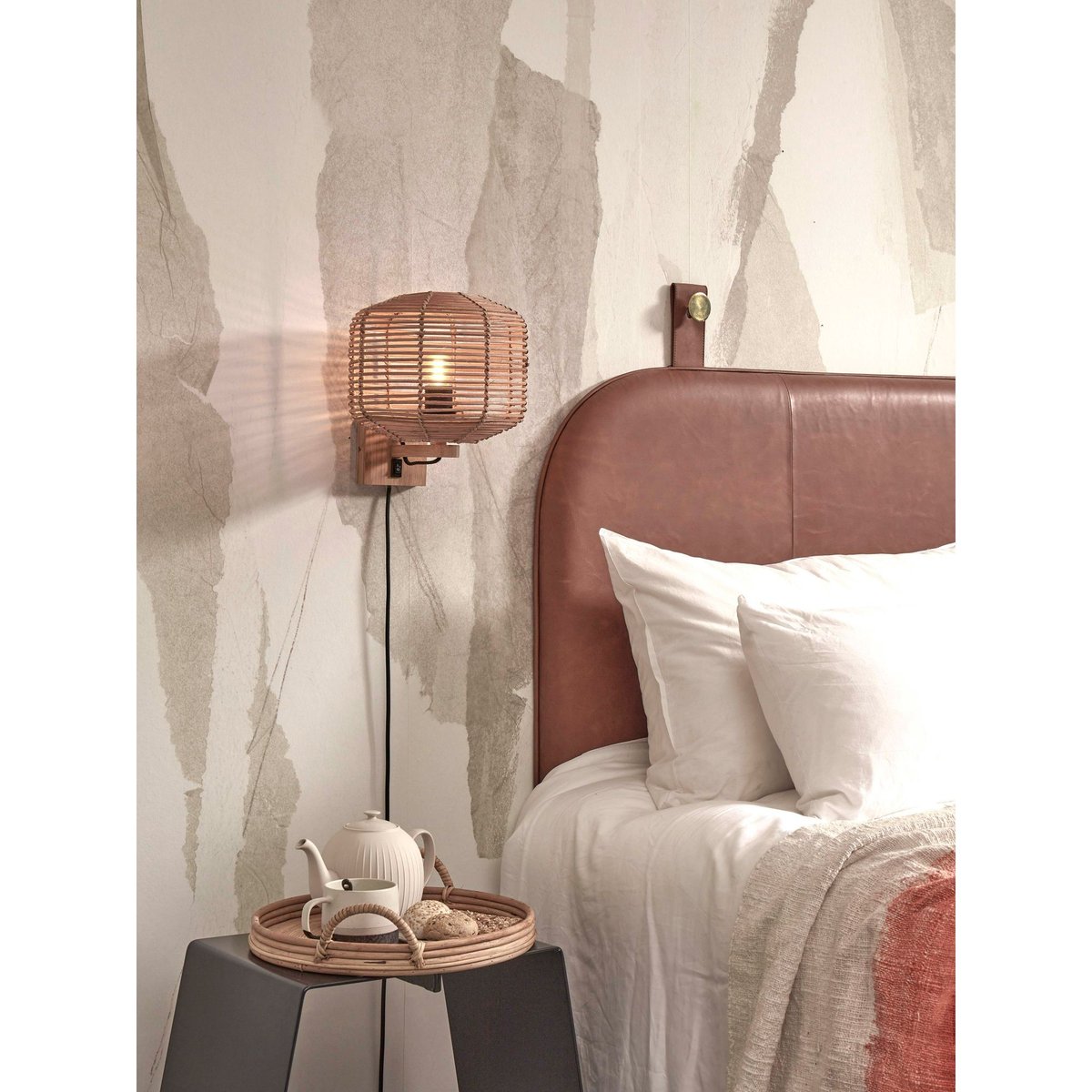 Lampe Murale Rotin TANAMI rotin, GOOD & MOJO