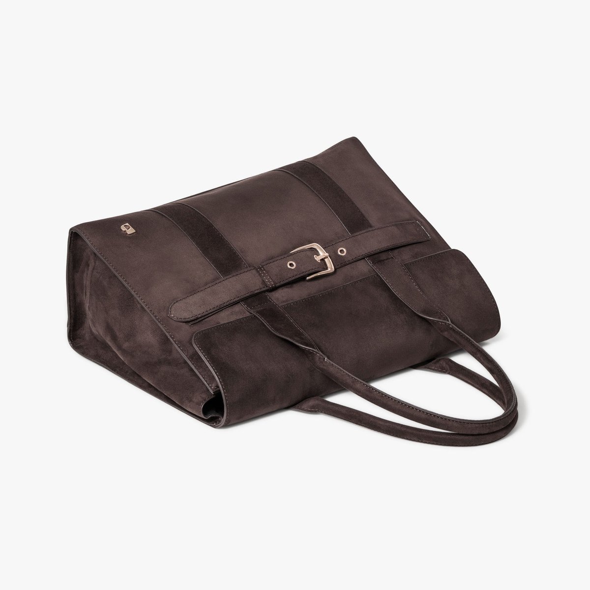 Sac Cabas SYLVINE cabas marron fonce, BOCAGE