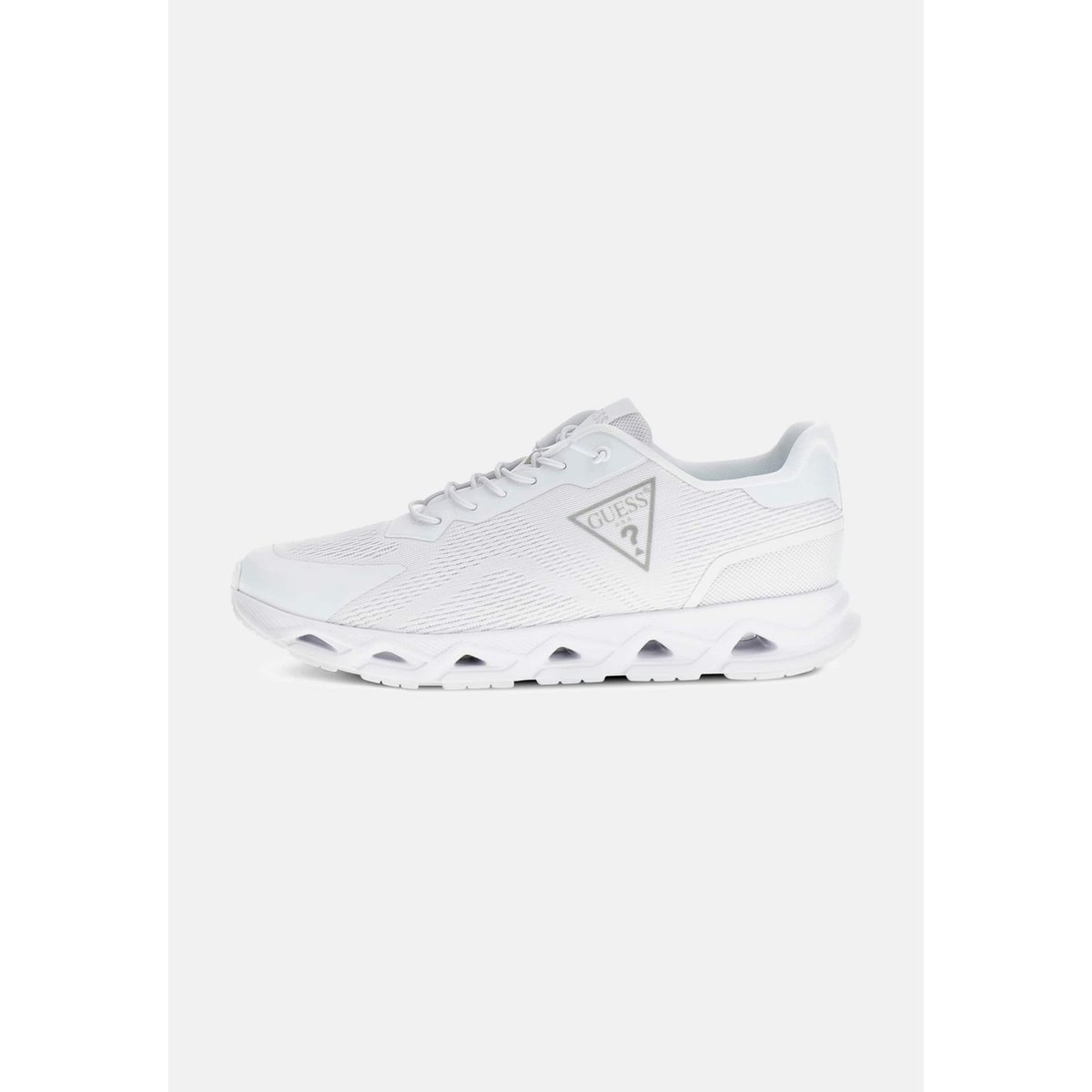 Ease Chaussures De Course En Tissu Synthétique blanc, GUESS