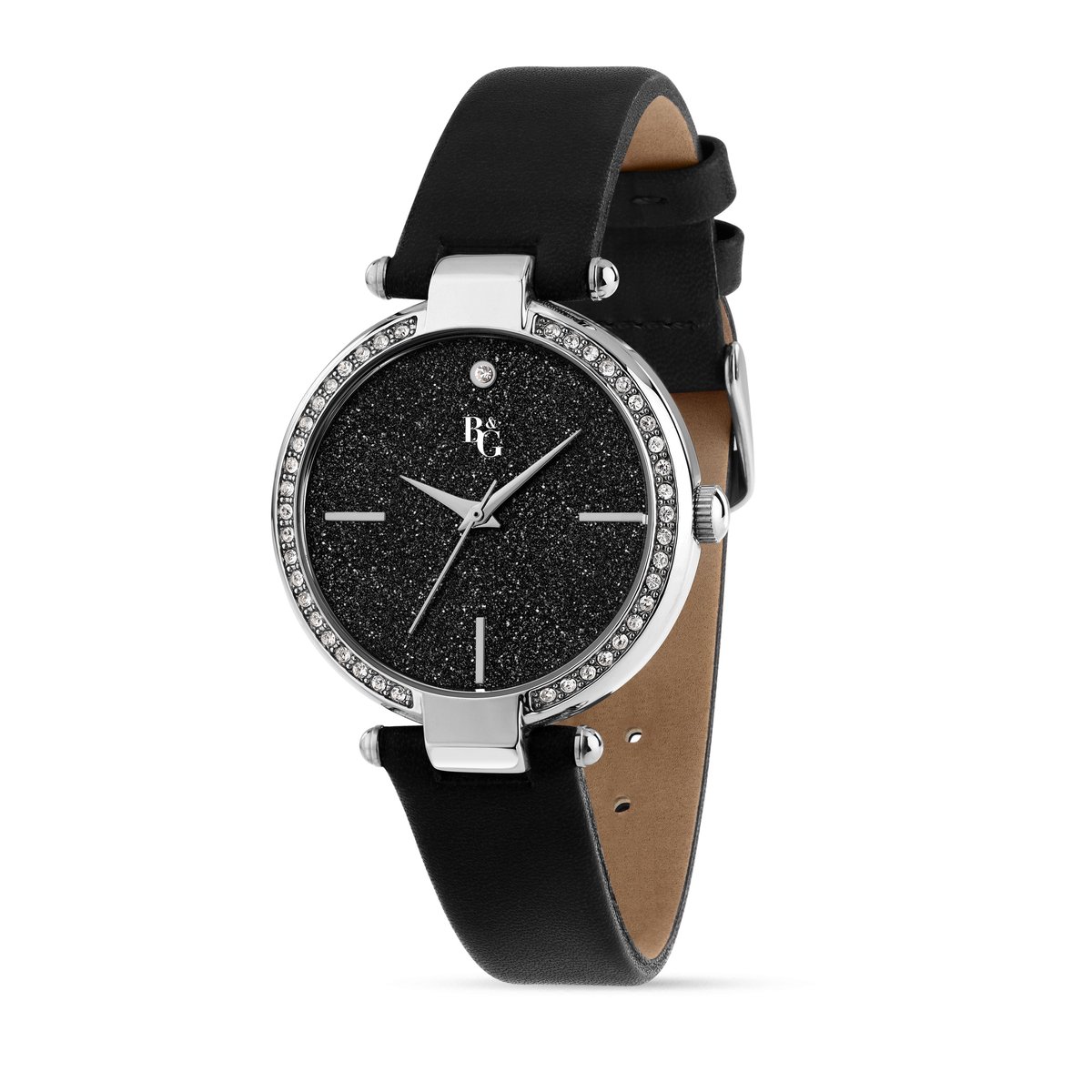 Montre LUMINOSA noir, mat, B&G