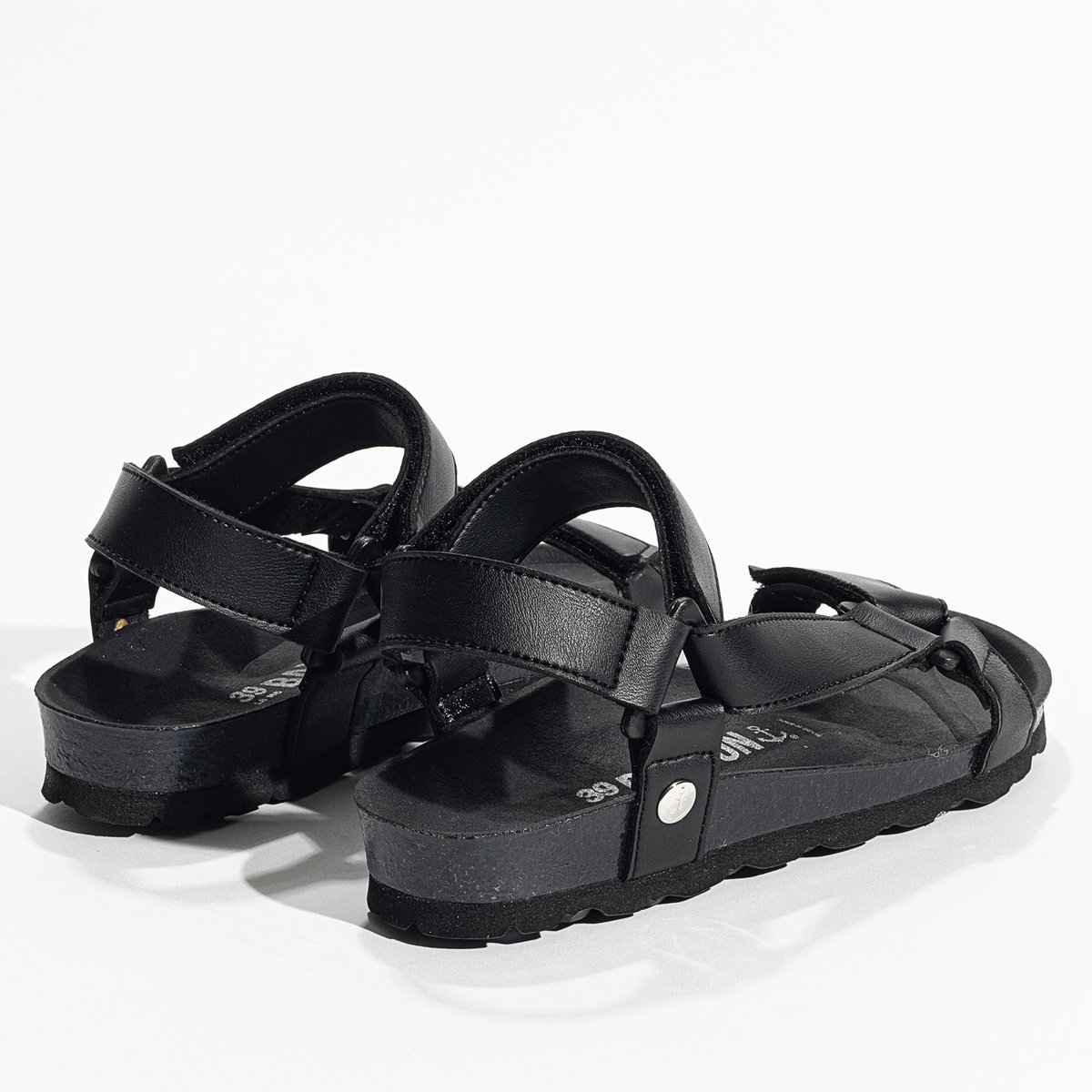 Sandales Vegan RIGONI noir, BAYTON