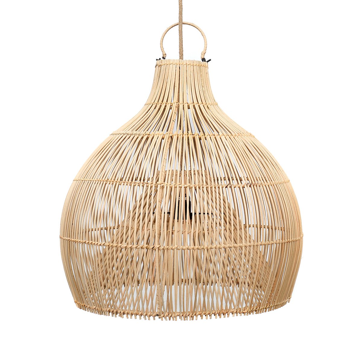 Suspension en rotin LOBSTER TRAP beige, BAZAR BIZAR