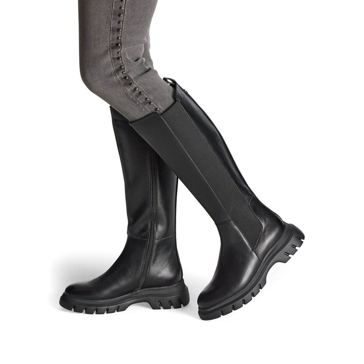 Bottes compensée noir, MARCO TOZZI