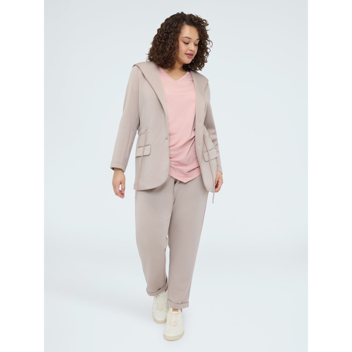 Pantalon Carrot Fit gris, FIORELLA RUBINO