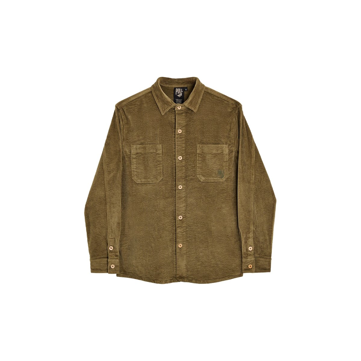 SURCHEMISE VELOURS GREEN vert, PULLIN