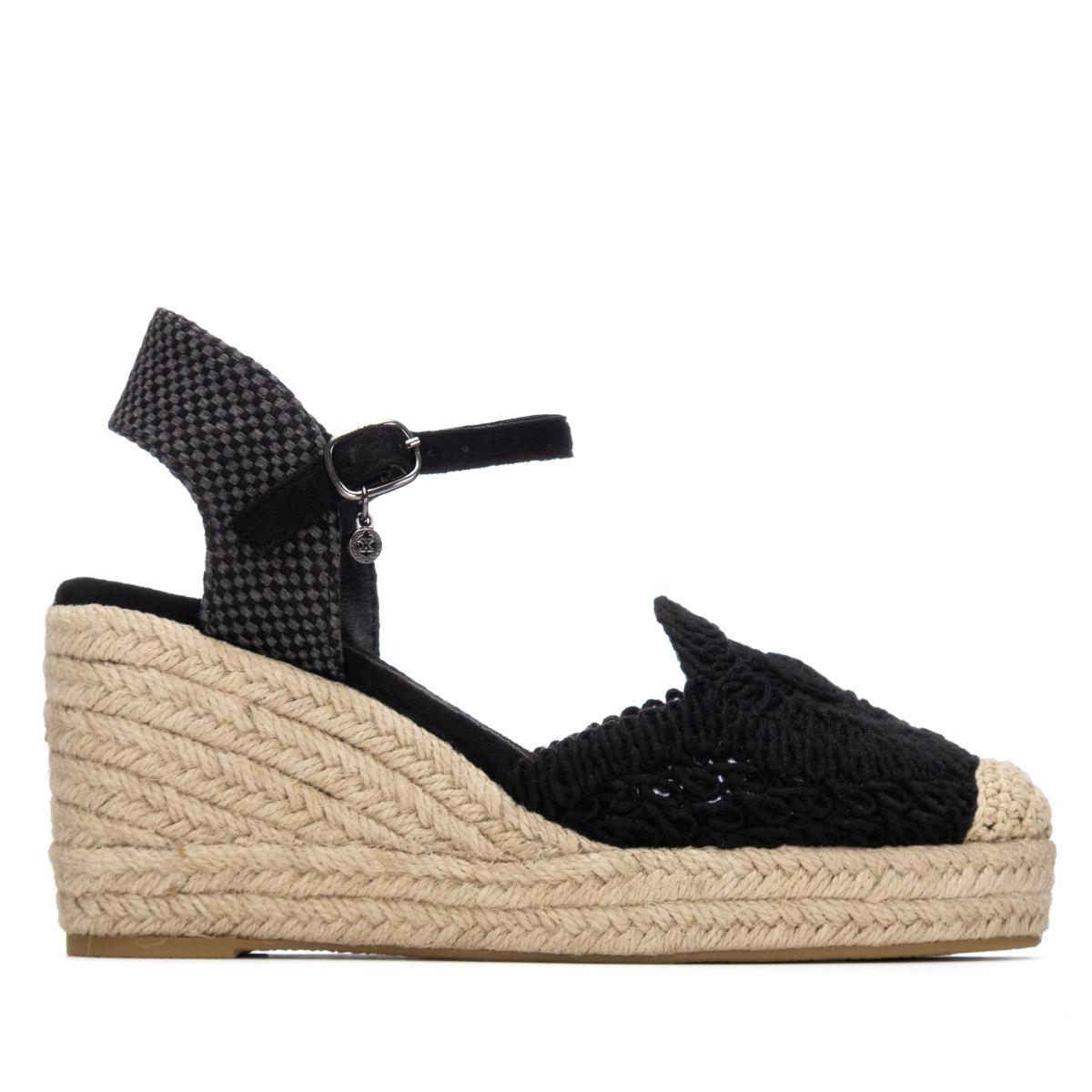 Chaussure Espadrilles Coin Décontractée Boucle noir, XTI