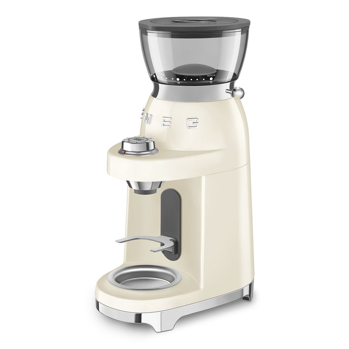 Broyeur à cafe CGF03 crème brillant, SMEG