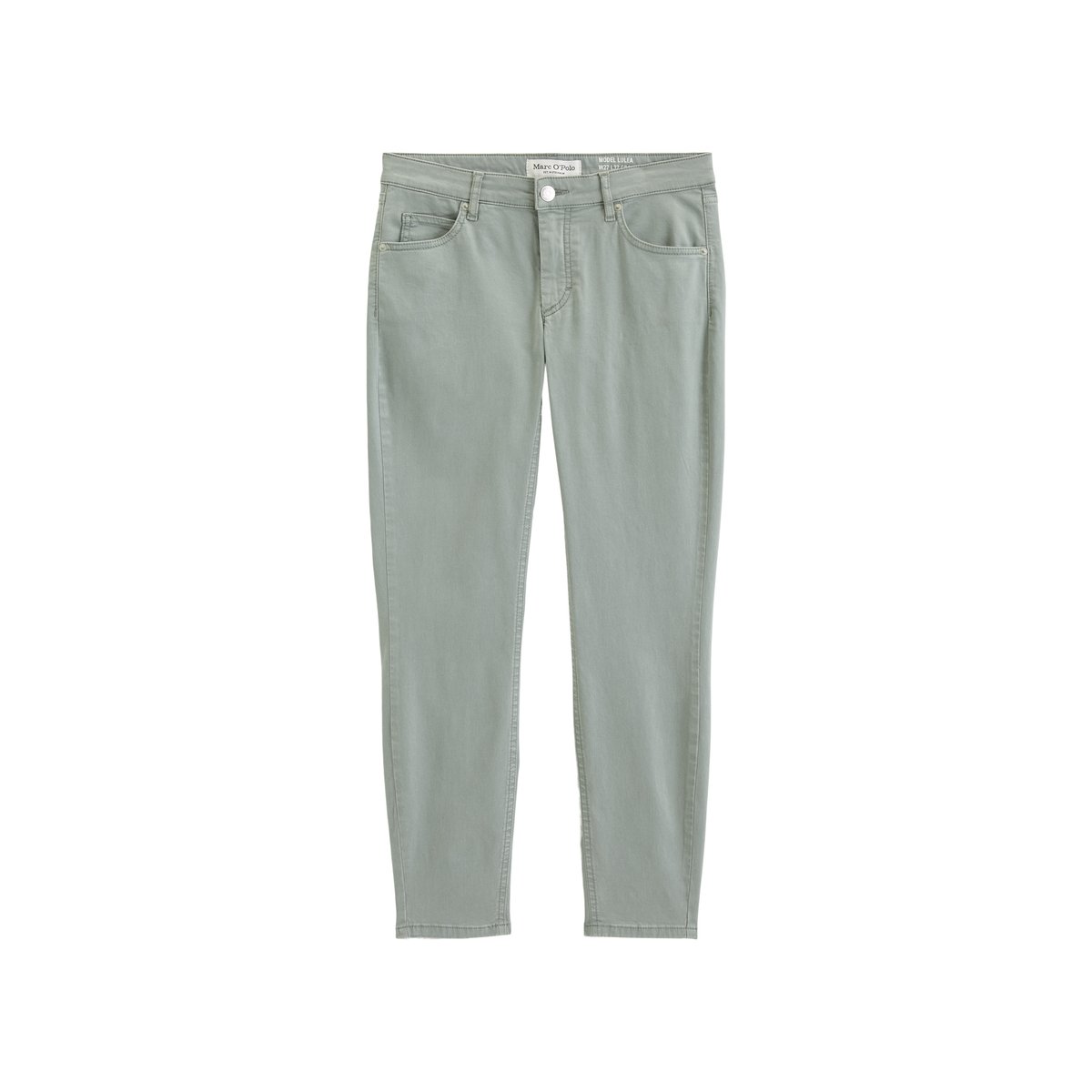 Pantalon modèle Lulea slim avec TENCEL™ Lyocell gris, MARC O'POLO