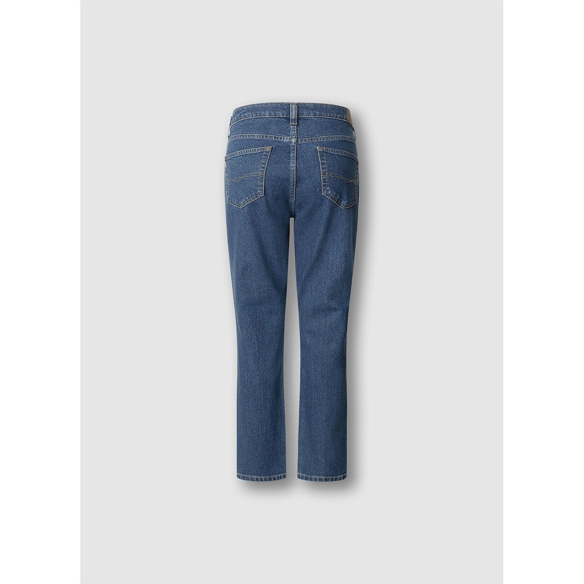 Jean droit tapered taille haute VIOLET medium enzyme , PEPE JEANS