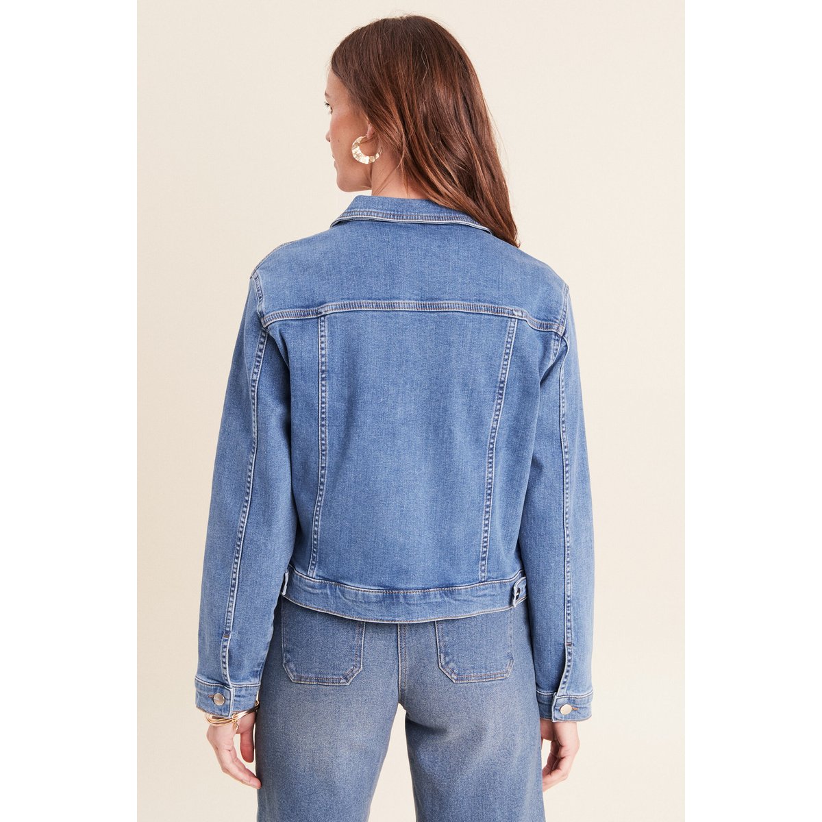 Veste cintrée denim stone, BREAL