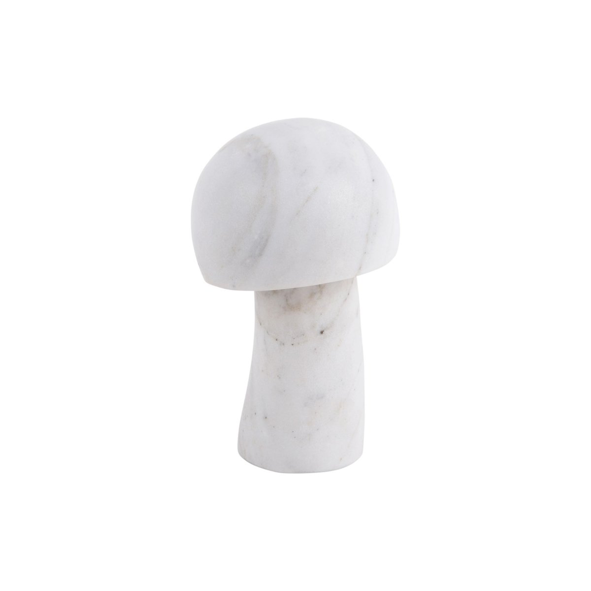 Ornement Marbre MUSHROOM SMALL blanc, PRESENT TIME