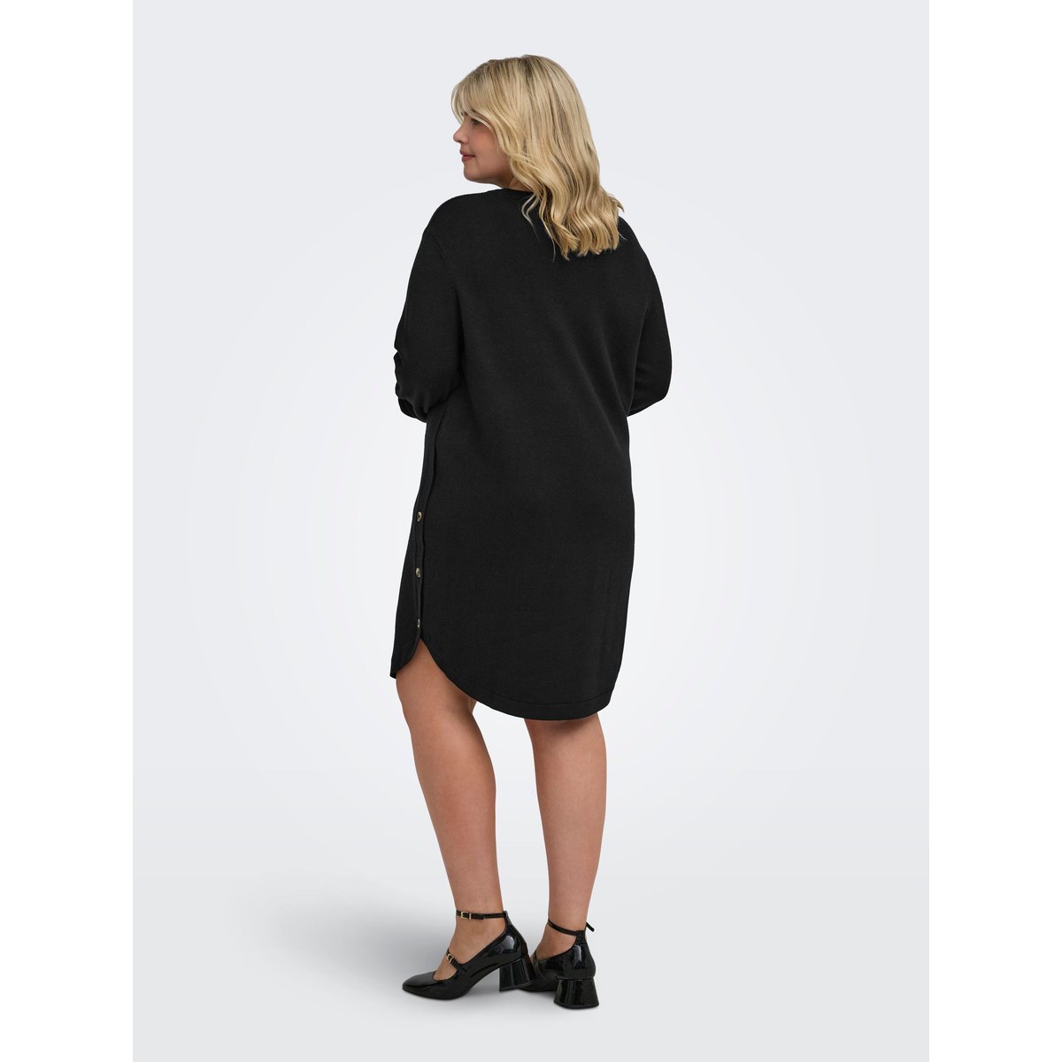 Robe En Maille black 1, ONLY CARMAKOMA