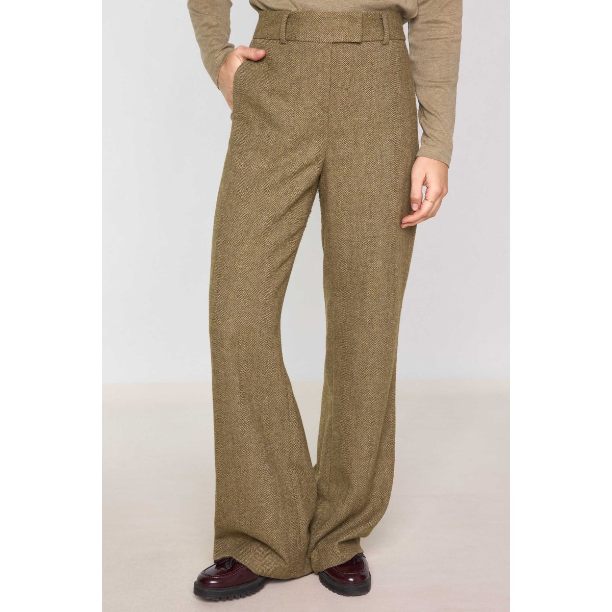 Pantalon droit MAXENCE vert, Maison 123