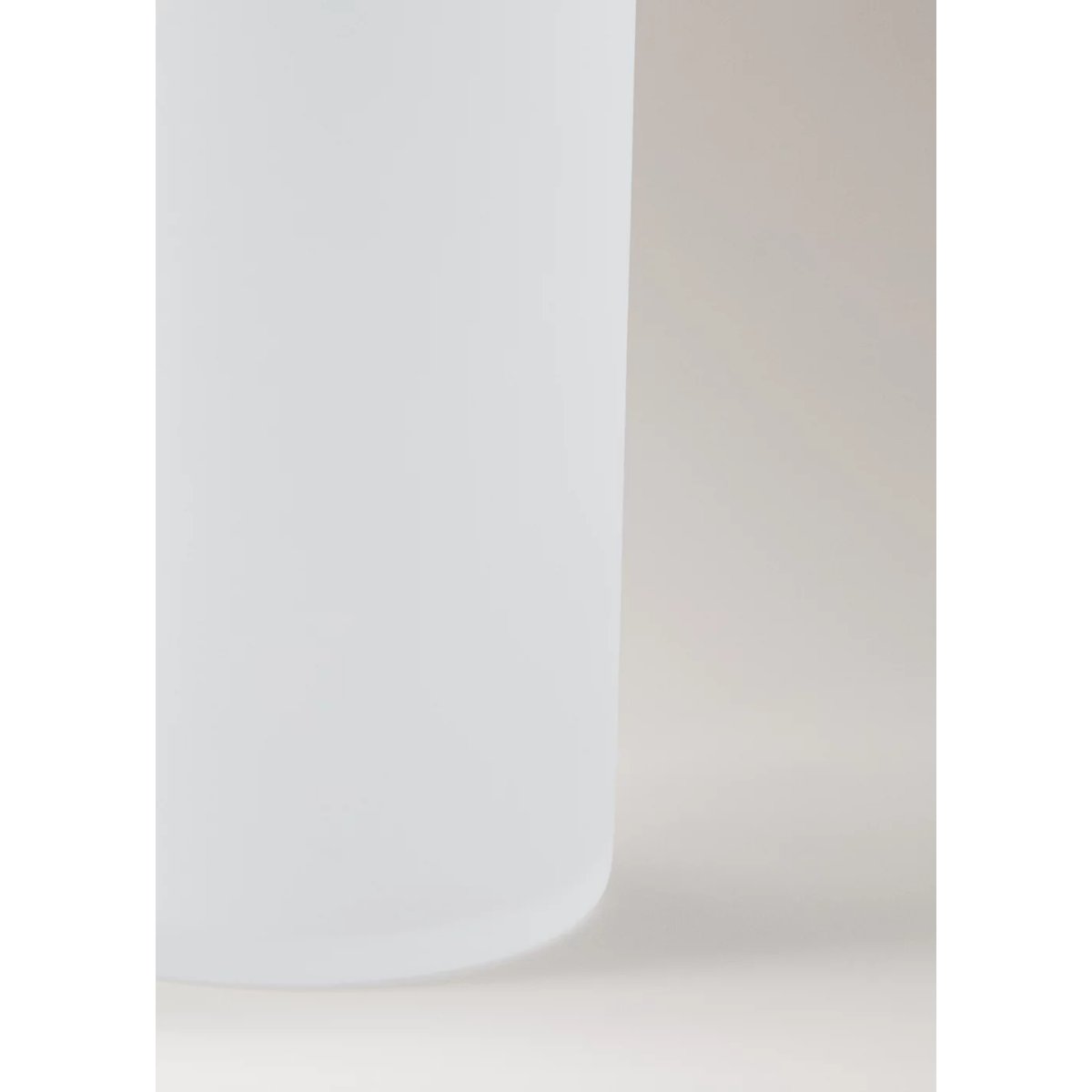 Gobelet à brosse à dents en verre dépoli blanc, MANGO HOME