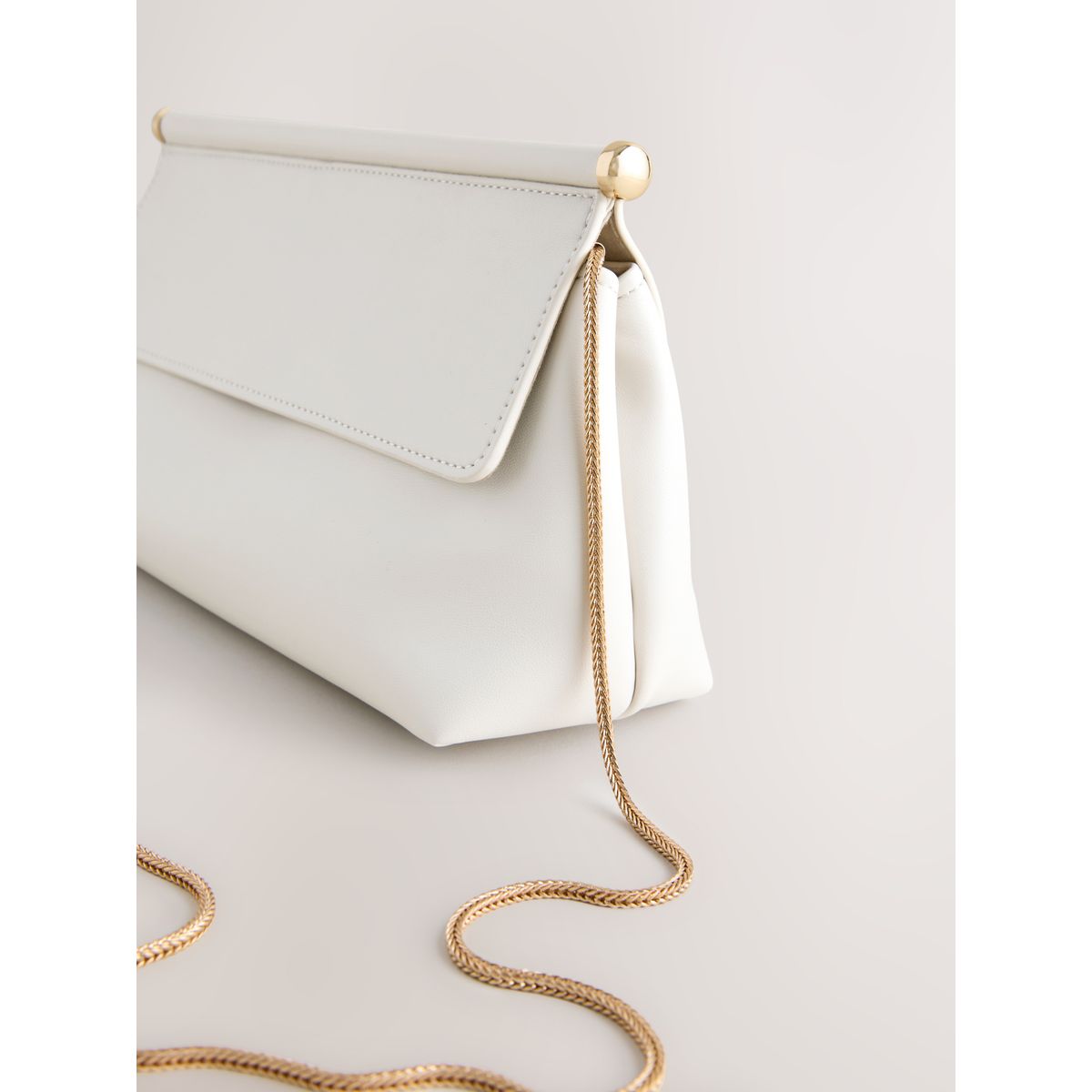 Pochette à rabat blanc, NEXT