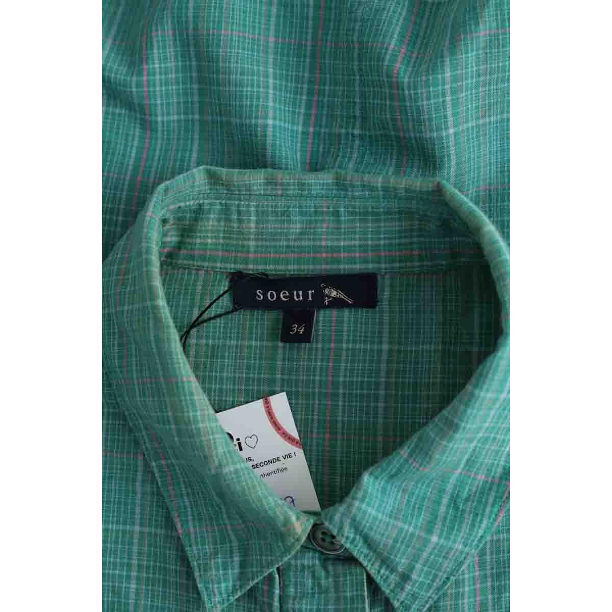 Chemise - Très Bon État vert, SOEUR