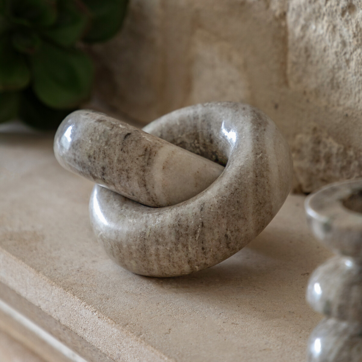 Avila Decorative Marble Circle Link yellow, ÉDITÉ
