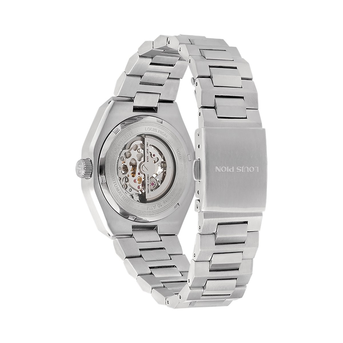 Montre Analogique ERIC argenté blanc argenté, LOUIS PION