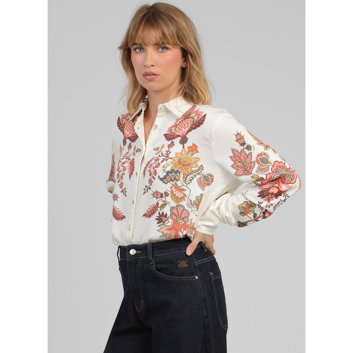 Chemise SOLEDAD tangale écru, AN'GE
