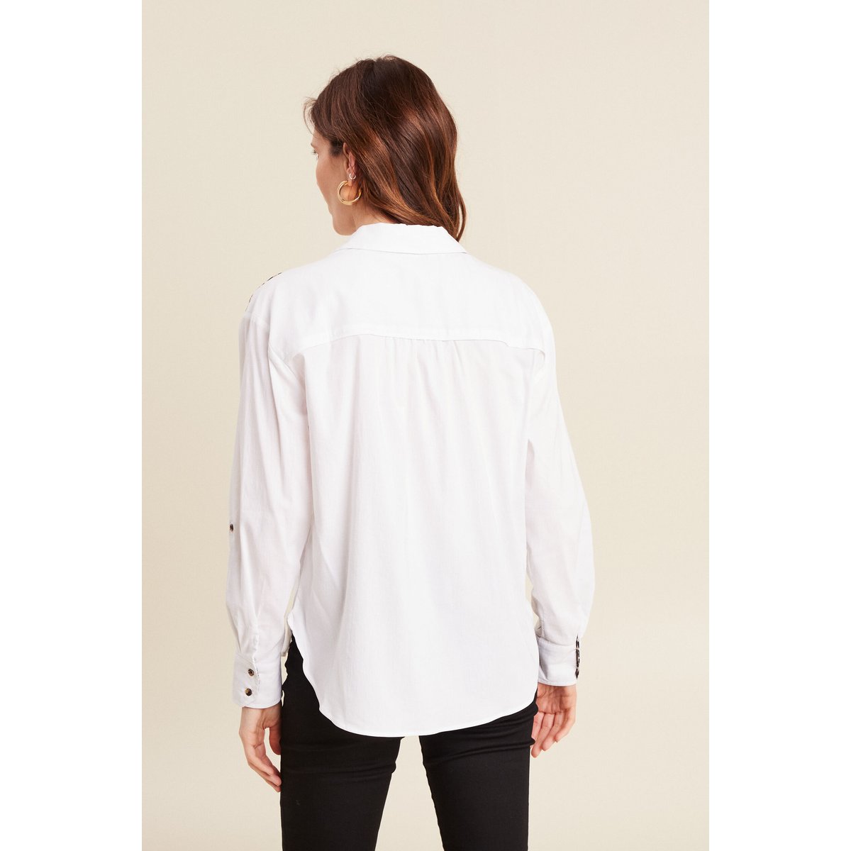 Chemise manches longues ecru, BREAL