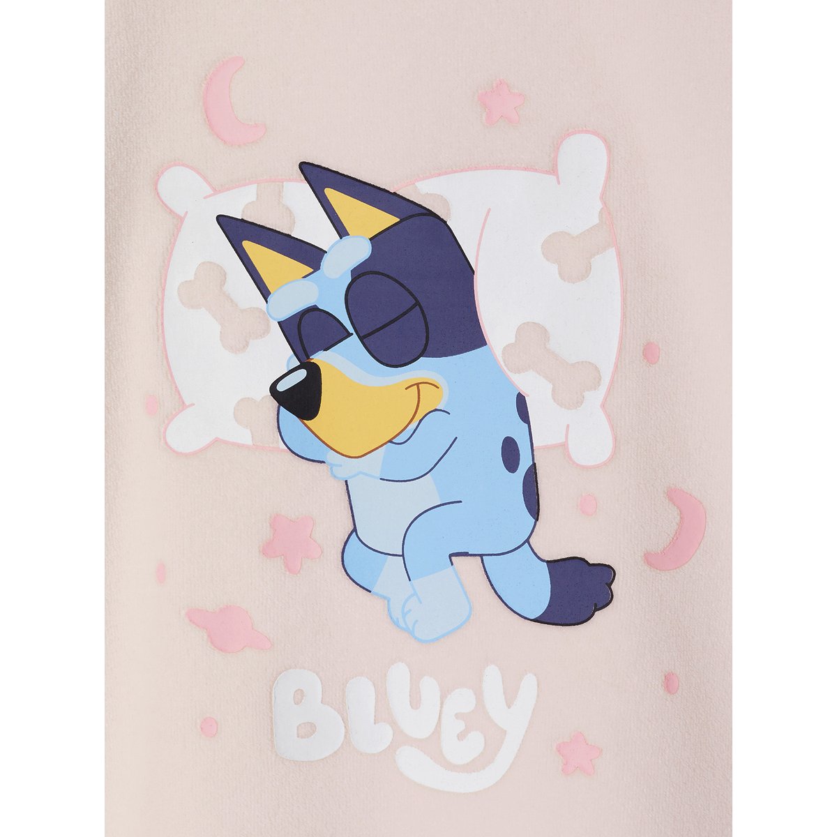 Pyjama en velours Bluey rose pâle, VERTBAUDET