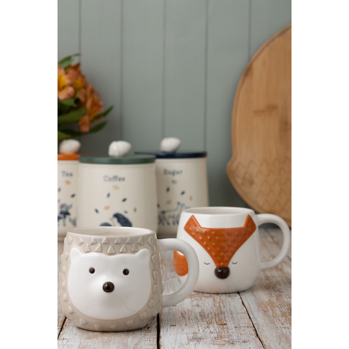 Woodland Hedgehog Mug cream, PRICE & KENSINGTON