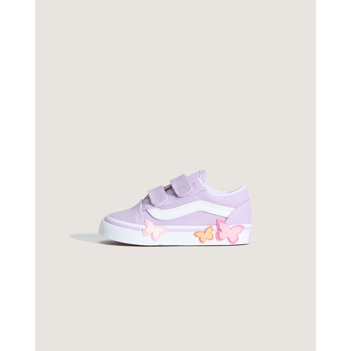 Baskets à scratchs OLD SKOOL V parme, VANS