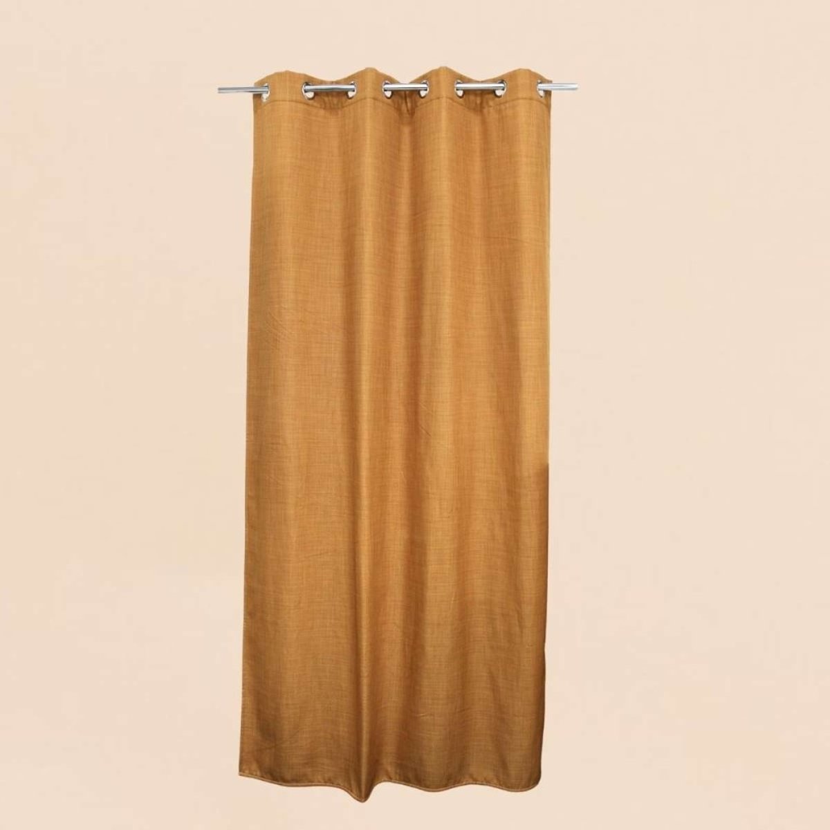 Rideau isolant phonique et thermique 140x240cm moutarde, ORNAMI