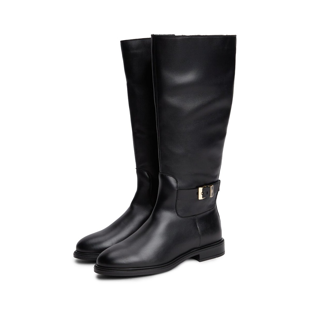 Stivali bassi in pelle nero , TOMMY JEANS
