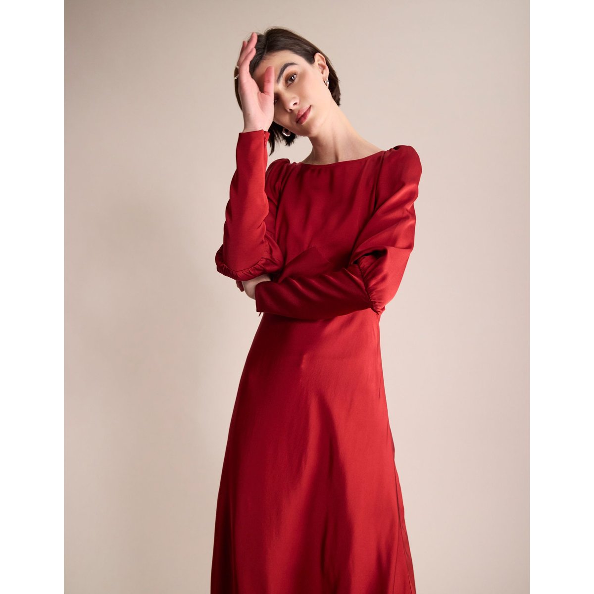 Robe Alberta rouge, INES DE LA FRESSANGE PARIS