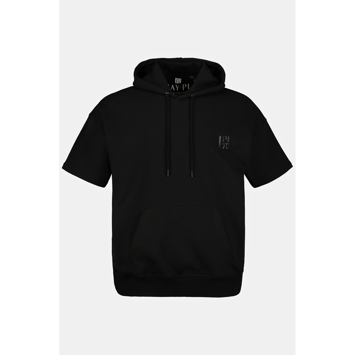 Sweat à capuche, manches courtes, QuickDry noir, JP1880