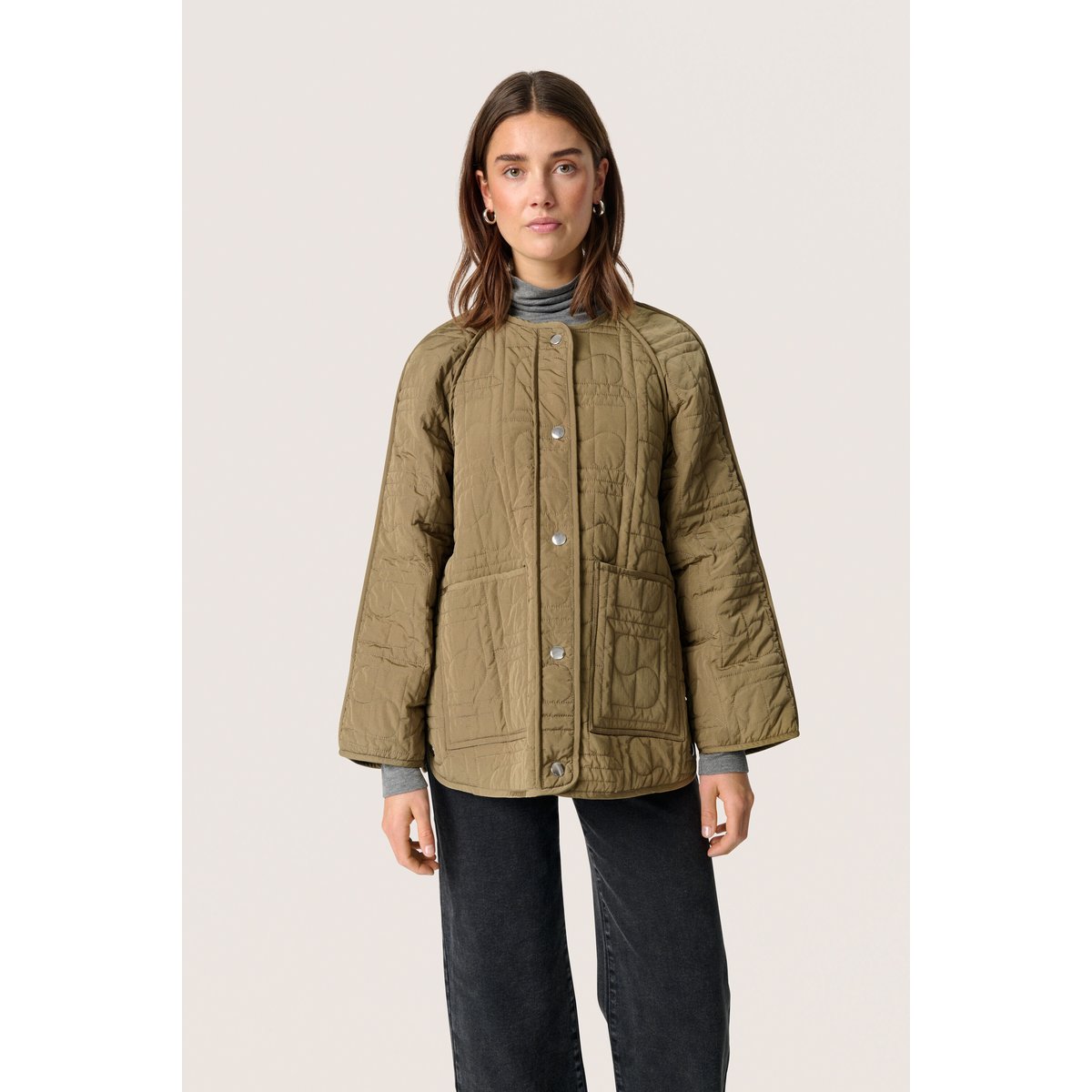 Outerwear vert covert green, SOAKED IN LUXURY