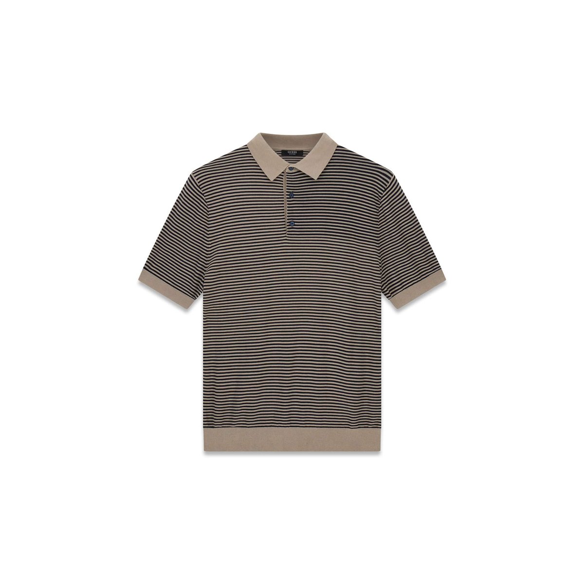 Pull Polo En Mélange De Laine marron multi, GUESS
