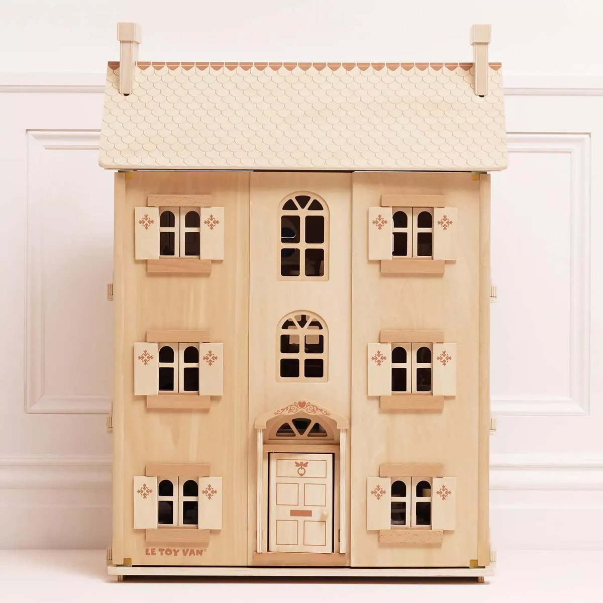Grande maison de poupées en bois naturel bois naturel, LE TOY VAN