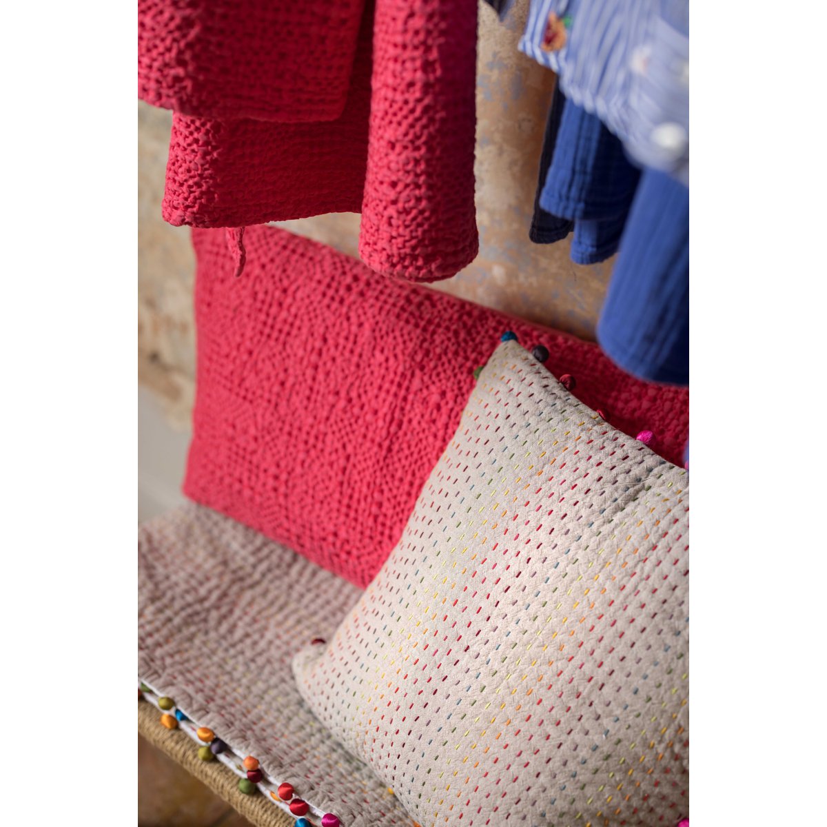 Coussin Aube Précieuse multico, EDEN