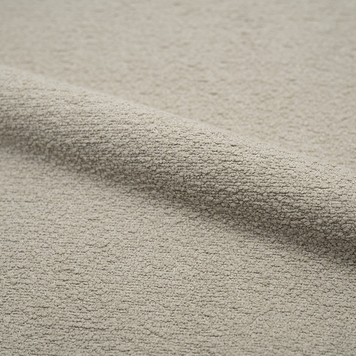 Chaise de bar en tissu bouclé 66 cm - GROOM beige, MAISON PAVANE
