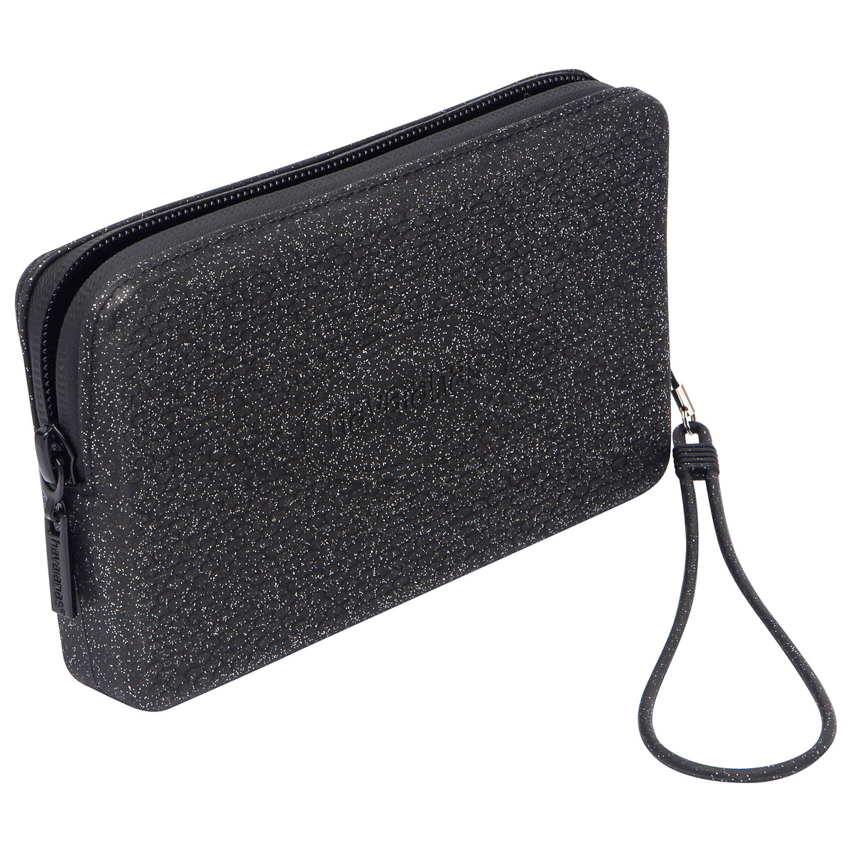 Pochette Silicone Mini Bag Plus Glitter noir, HAVAIANAS