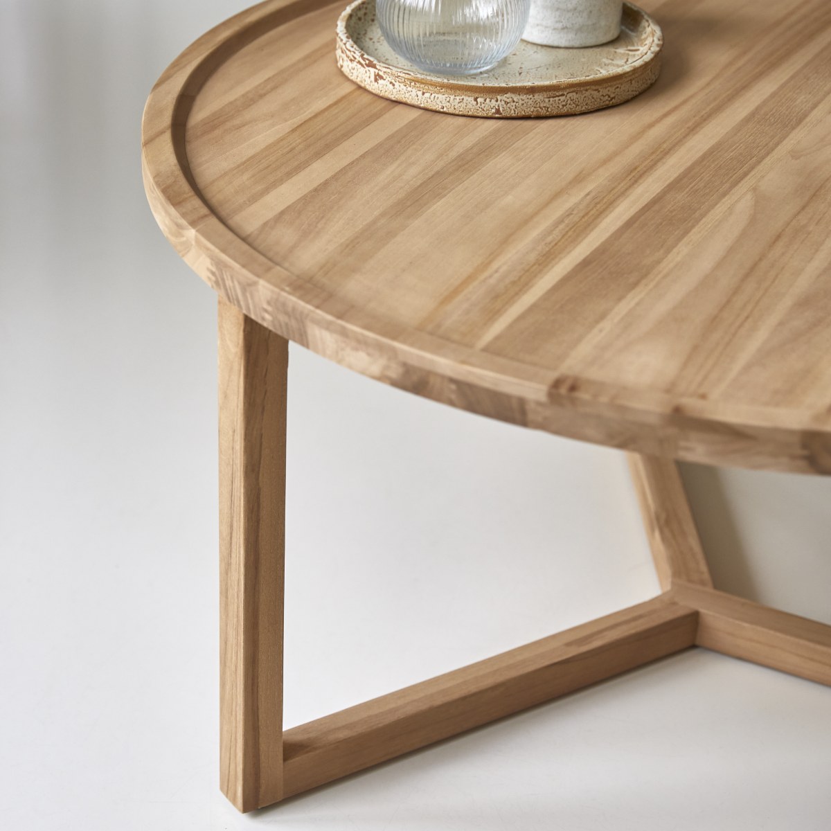Table basse en Teck massif, ANA naturel, TIKAMOON